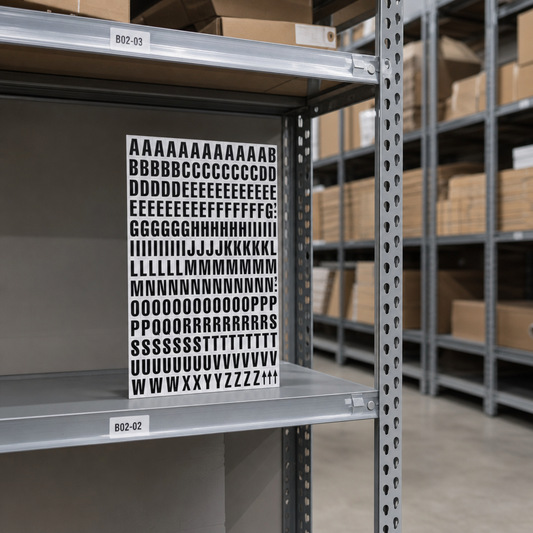 Magnetic Alphabet Letters for Shelving Identification
