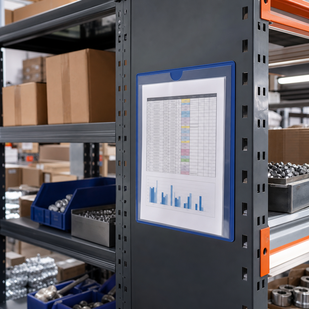 Magnetic and Self-Adhesive Document Holders