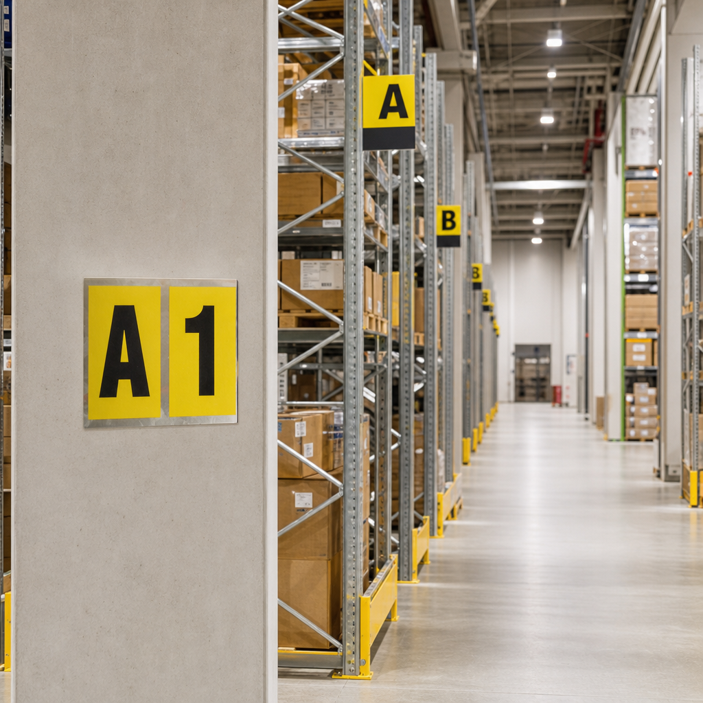 Magnetic and Self-Adhesive Wayfinding Identification Signs