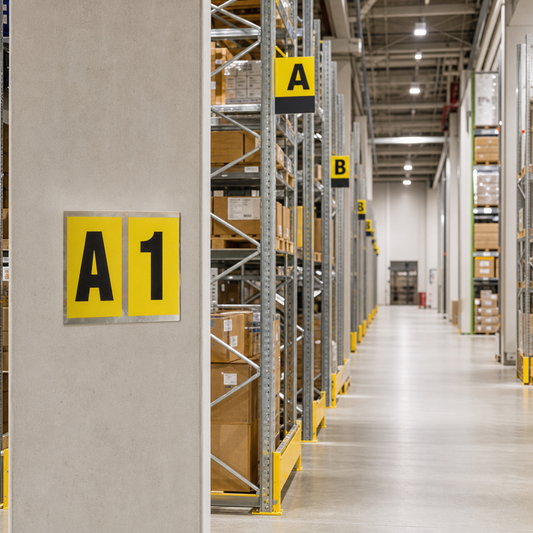 Magnetic and Self-Adhesive Wayfinding Identification Signs