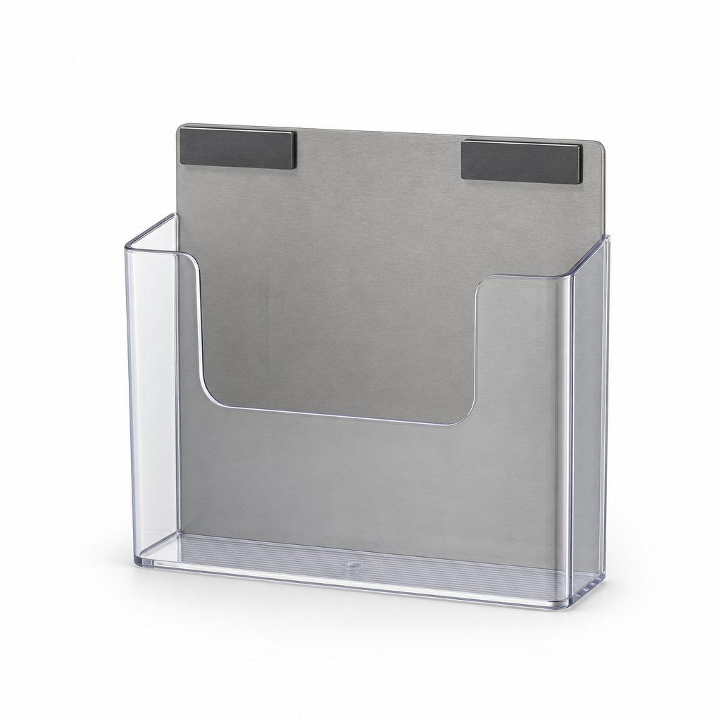 Magnetic Clear-Front Document Holders for Shelving and Racking