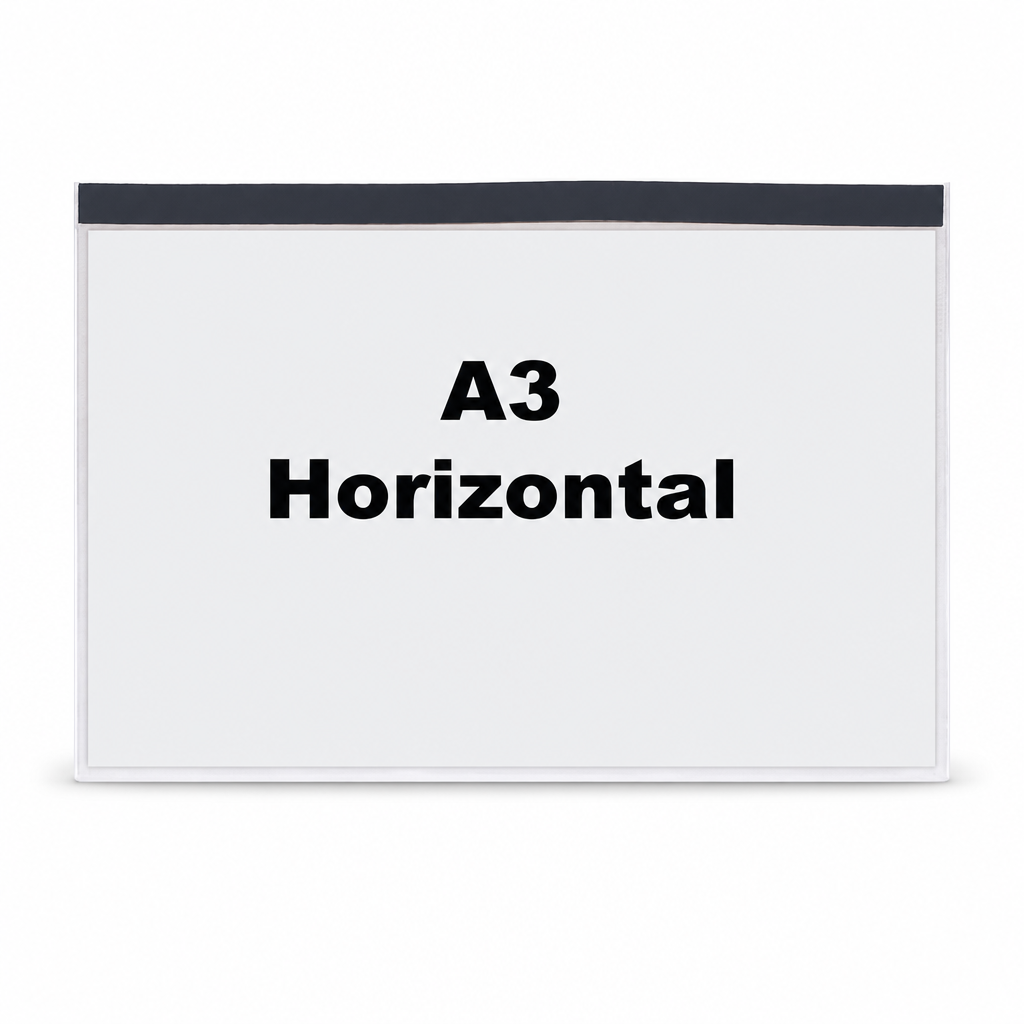 Magnetic Clear Plastic Document Holders A3 to A7
