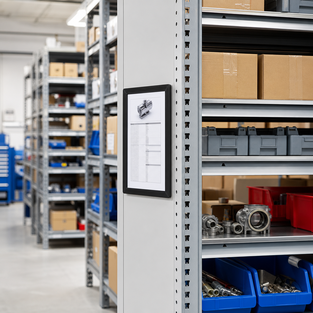 Magnetic Document Display Frames