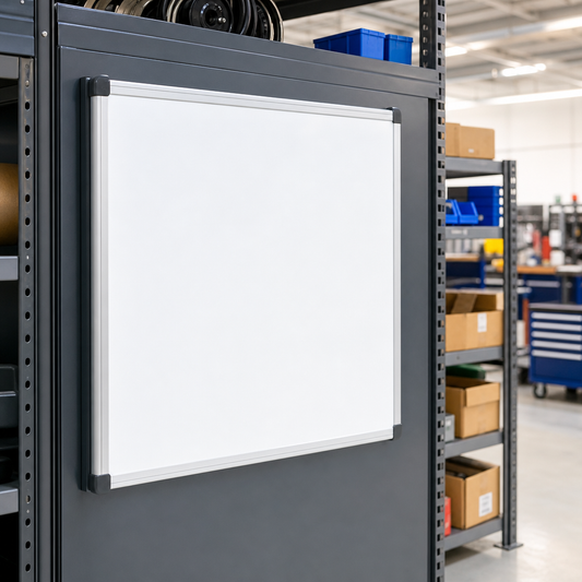 Magnetic Dry Wipe Wall Notice Board 750 x 750mm