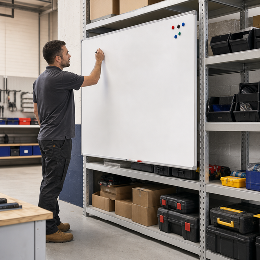 Magnetic Enamel Whiteboard 1200 x 3000mm
