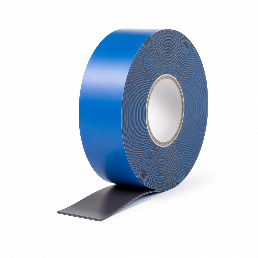 Magnetic Erasable Blue Label Holding Tape Roll 10m