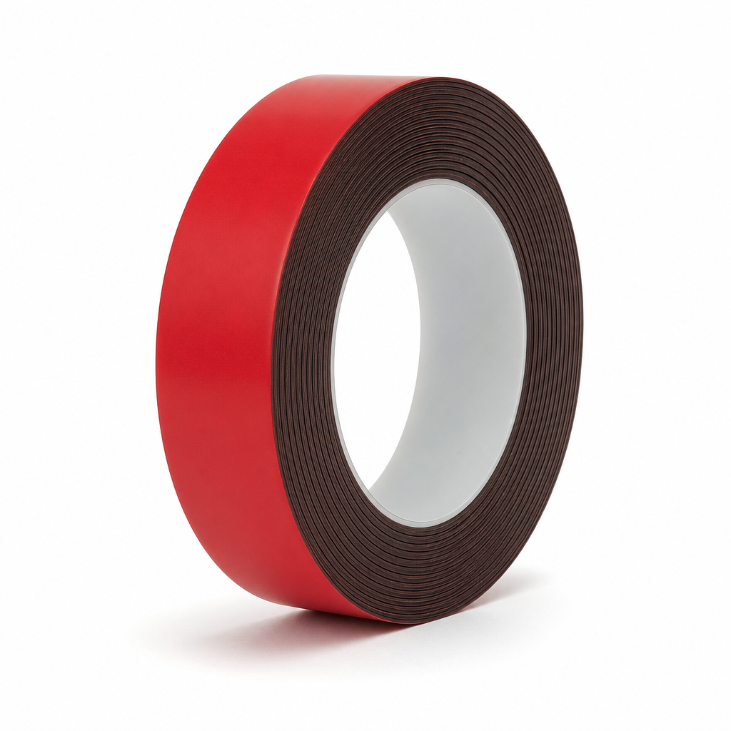 Magnetic Erasable Red Label Holding Tape Roll 10m