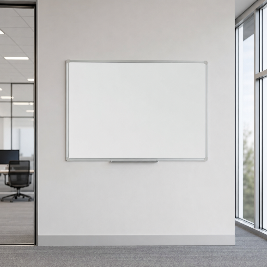 Magnetic Lacquered Whiteboard 90 x 180cm