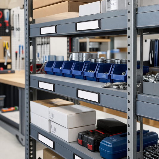 Magnetic Location Marker Labels for Shelving
