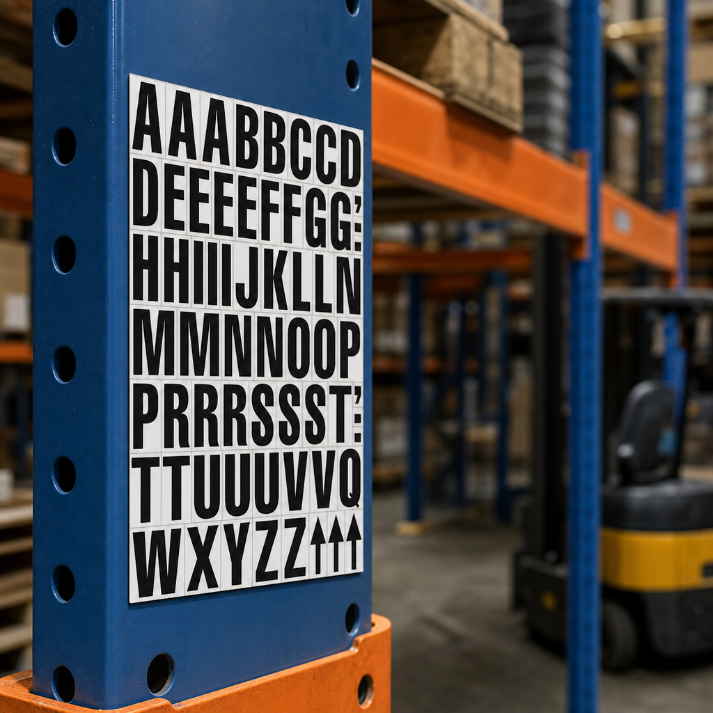 Magnetic Location Marker Sets with Mixed Numbers and Letters