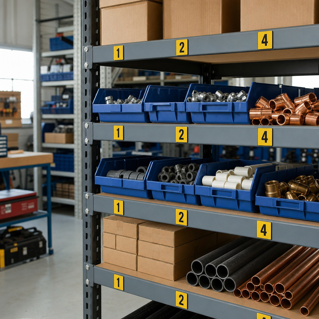 Magnetic Number Label Sets for Shelving