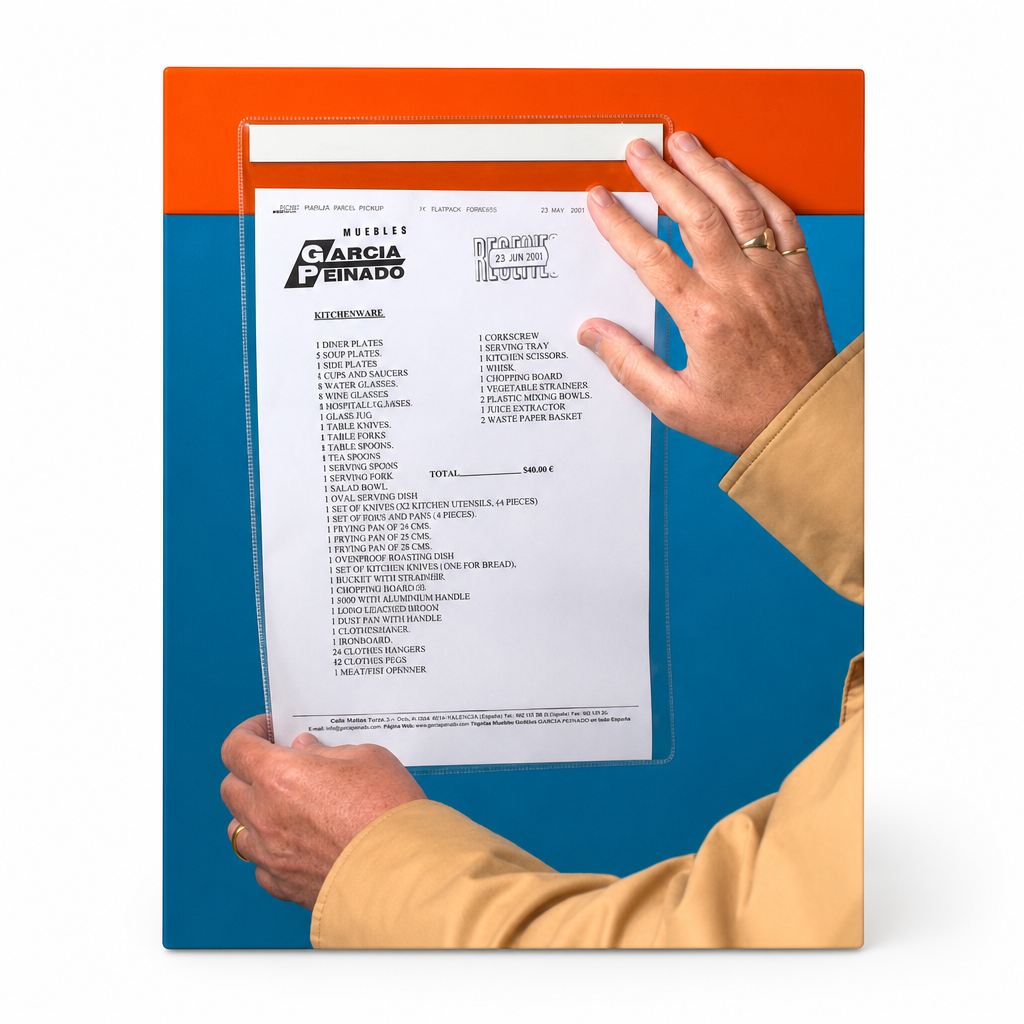 Magnetic Plastic Document Pockets for Information Displays