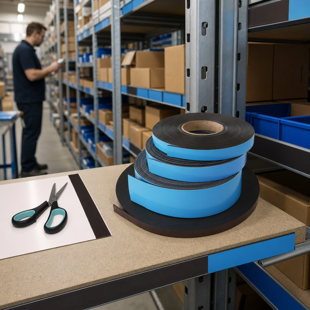 Magnetic Self-Adhesive Tape Rolls