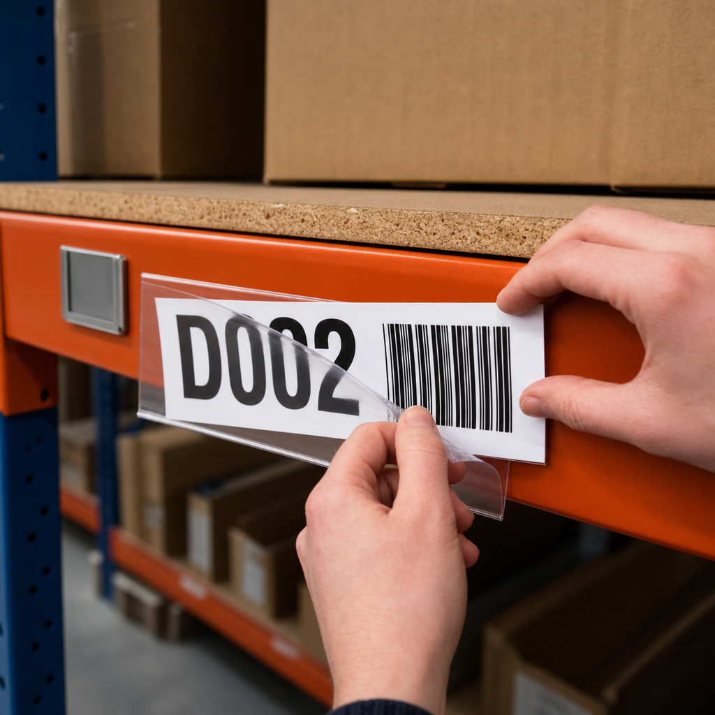Magnetic Ticket Holders for Shelving Labels
