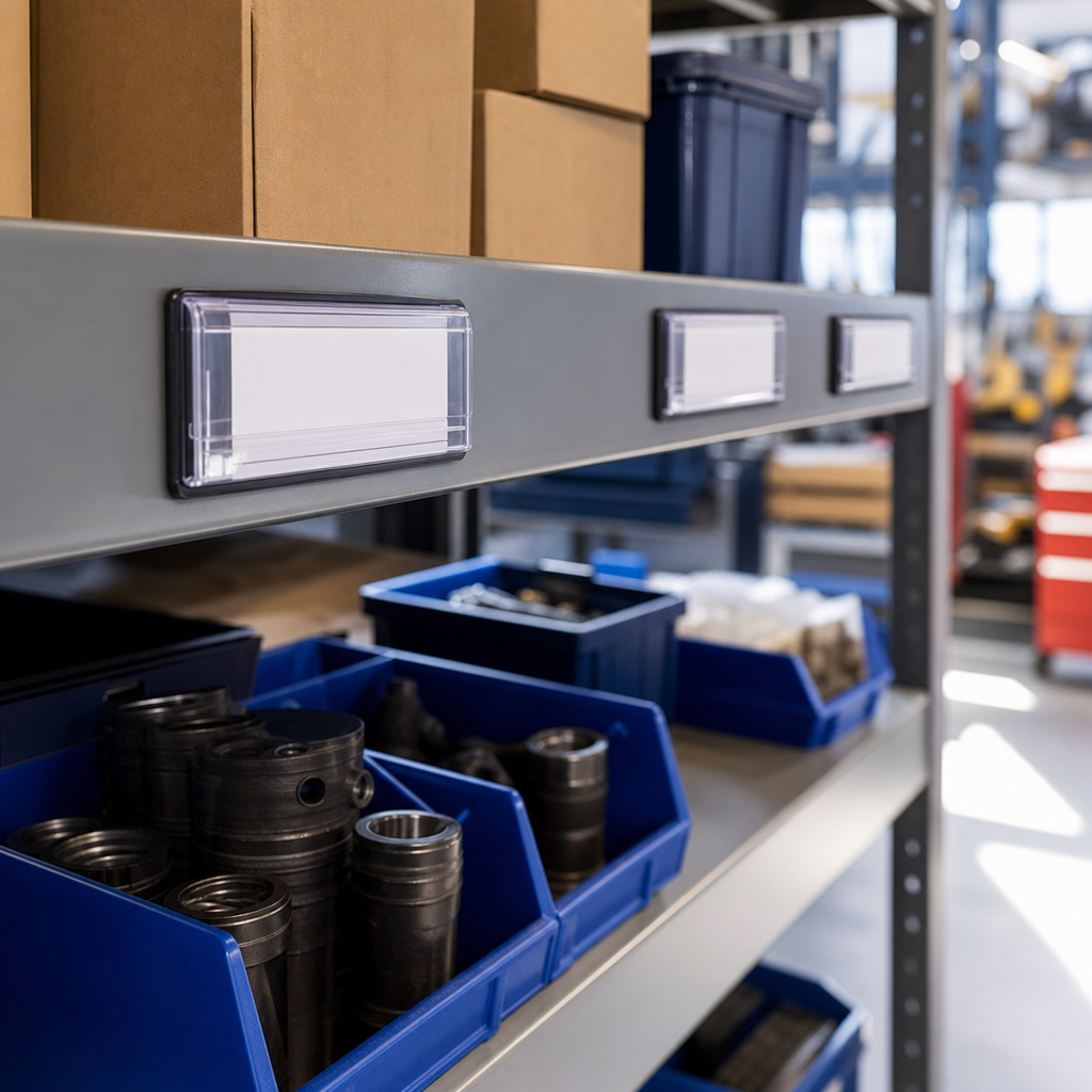 Magnetic Ticket Pouches for Shelving and Racking