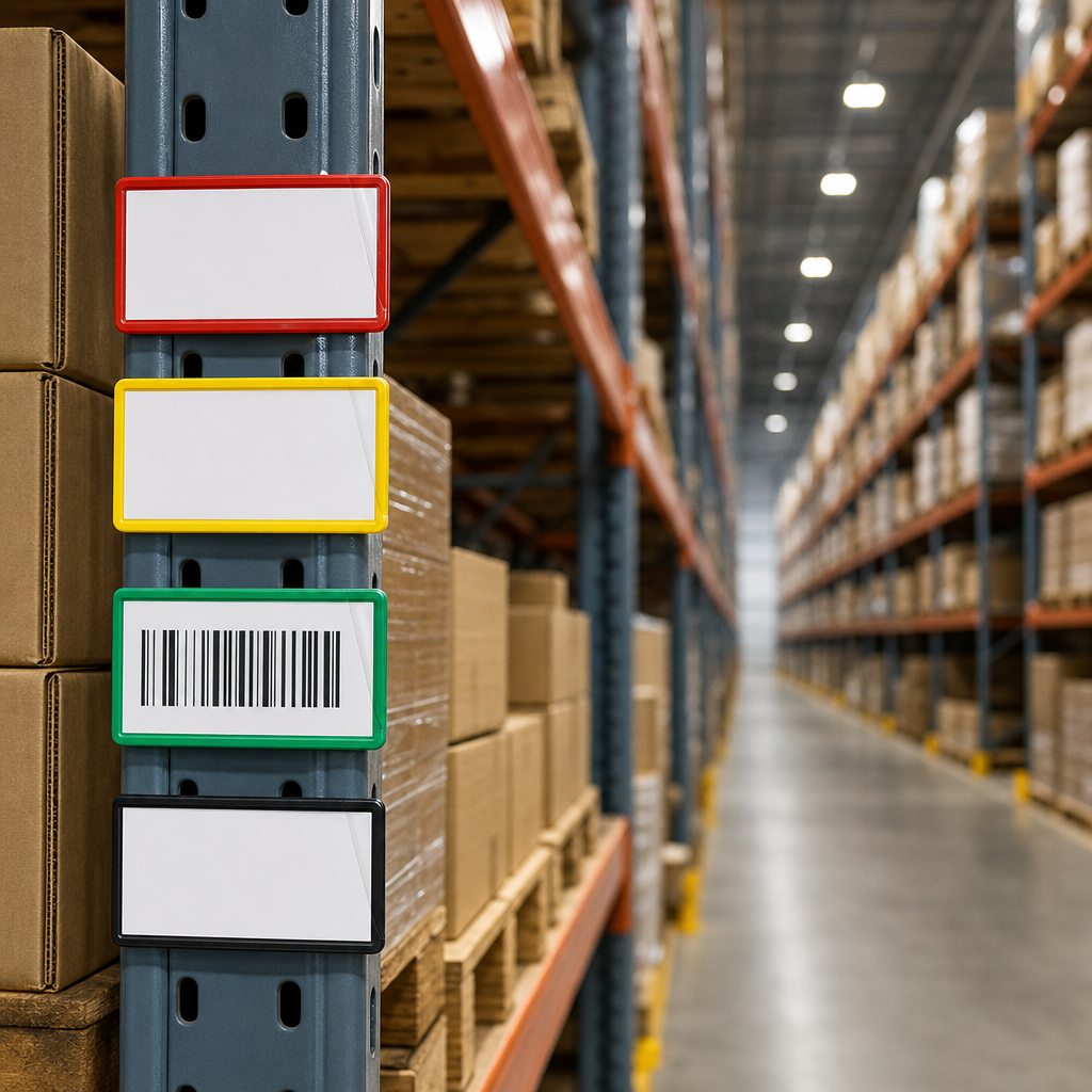 Magnetic Ticket Pouches for Shelving and Racking