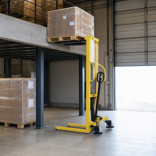 Manual Pallet Stacker with 500 kg Capacity, 1600 mm Lift