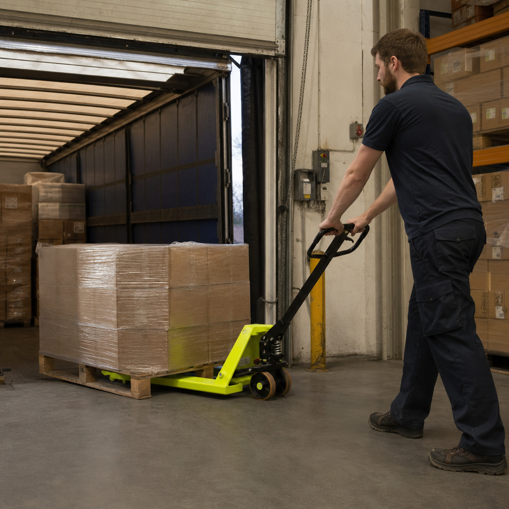 Manual Pallet Truck with 2500 kg Capacity and 1150 mm Forks