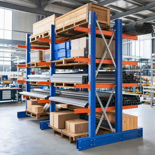 Medium Duty Double Sided Cantilever Racking