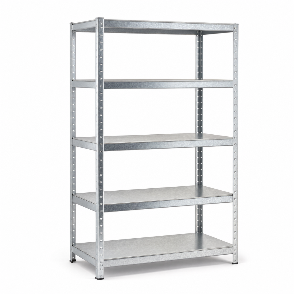 Medium Duty Galvanised Steel Panel Shelving Bays