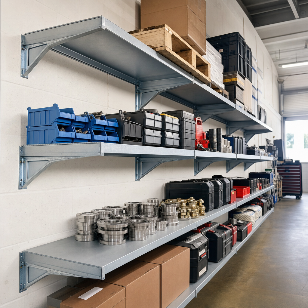 Medium Duty Galvanised Steel Wall Fixing Brackets