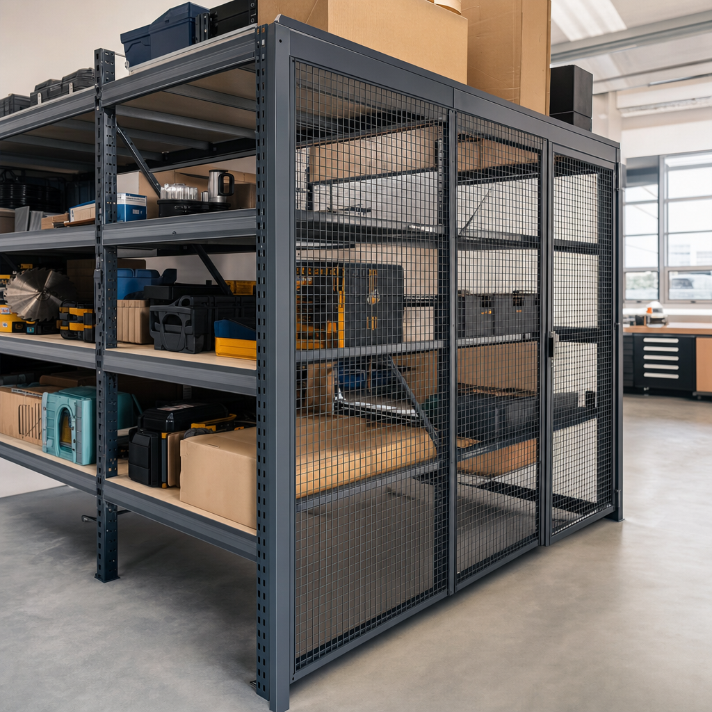 Medium Duty Mesh Cladding Panels for Shelving Bays