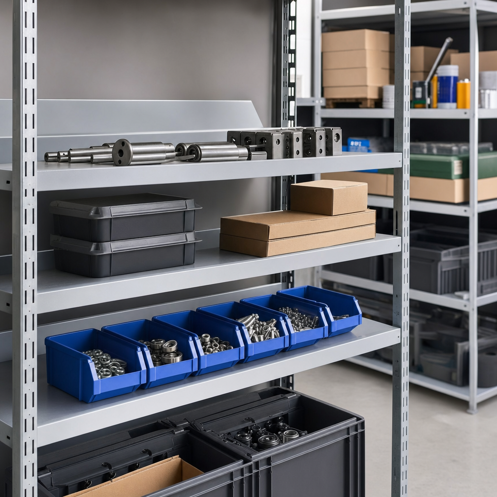 Medium Duty Shelving Back Stops
