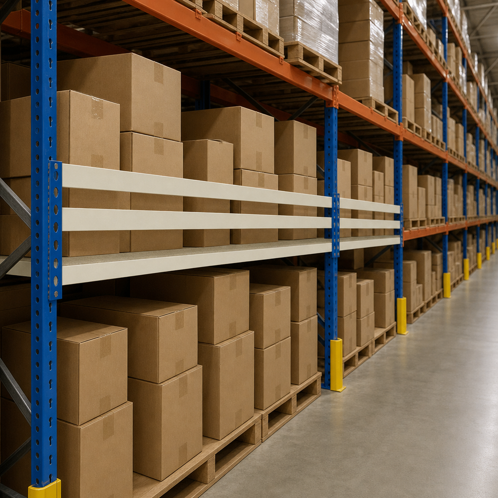 Medium Duty Shelving Back Stops