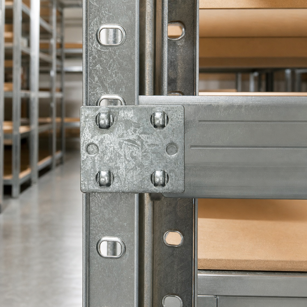 Medium Duty Shelving Tie Plates Pack of 4