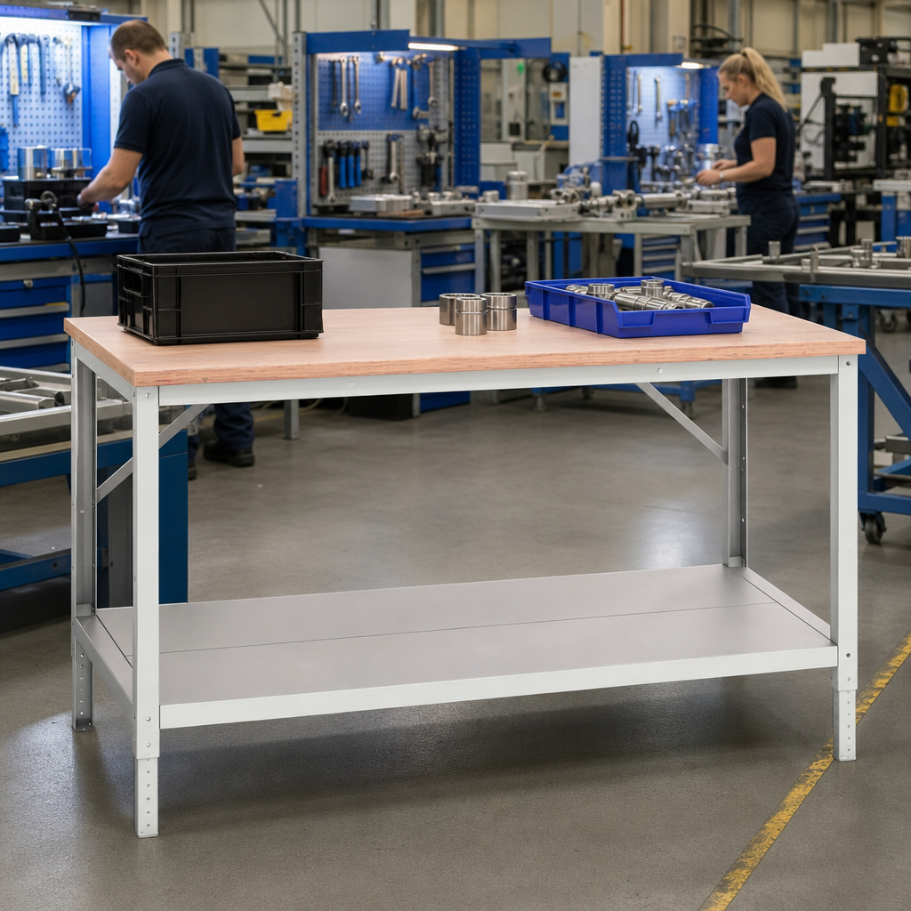 Medium Duty Workbench with Choice of Worktop 780x1500x800mm