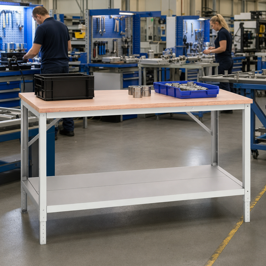 Medium Duty Workbench with Choice of Worktop 780x1500x800mm