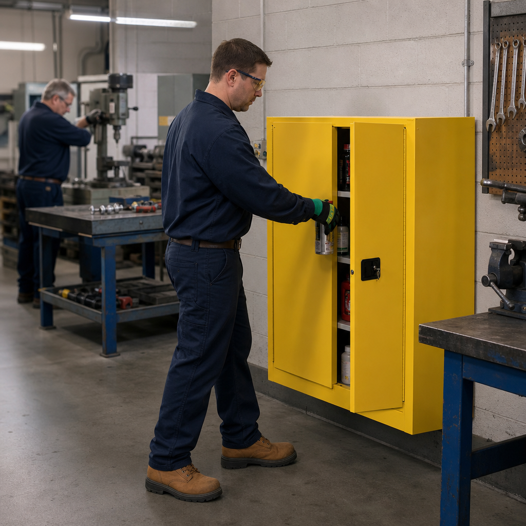 Medium Flammable Storage Safety Cabinet 1651 x 1092 x 457mm