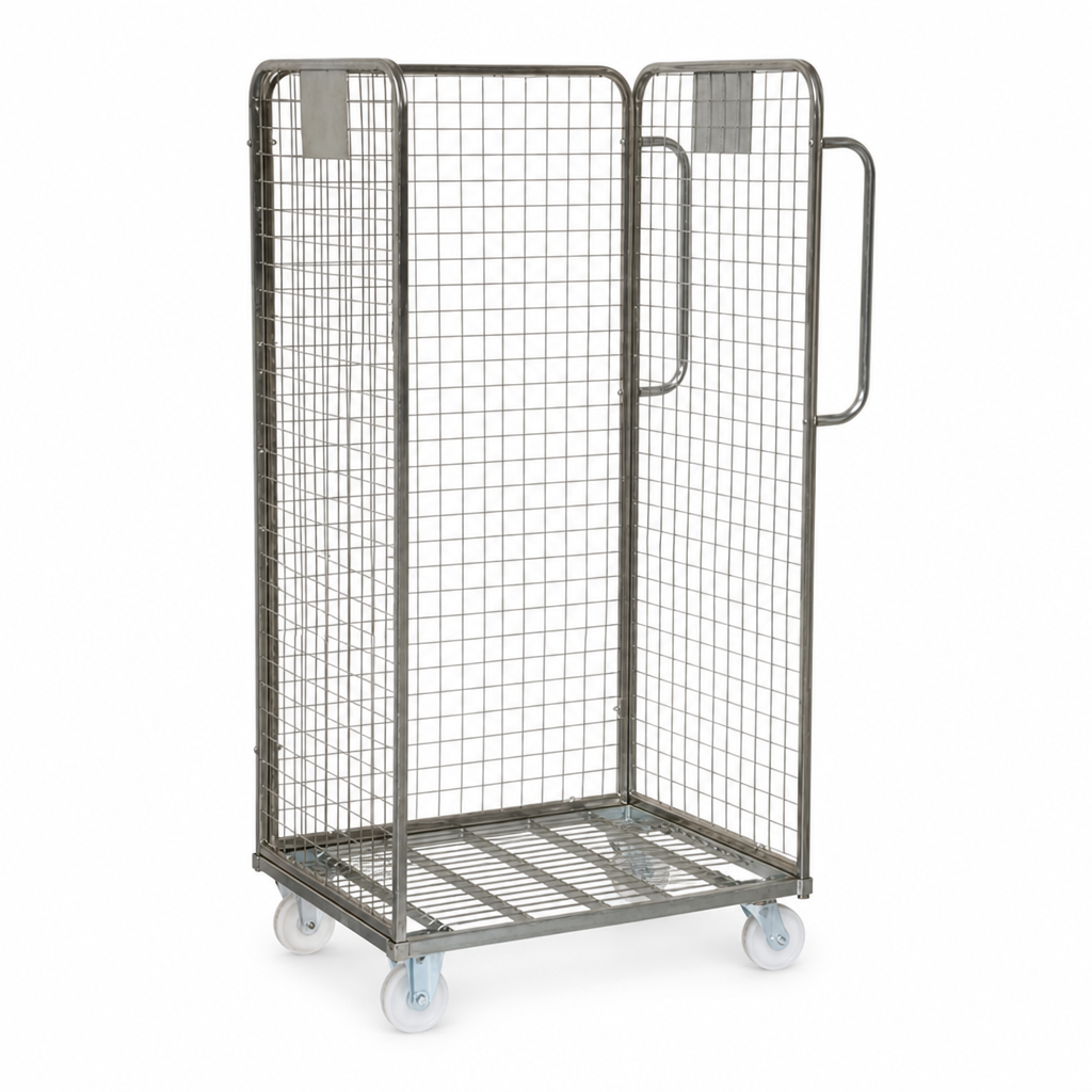 Mesh Sided Merchandise Picking Trolley