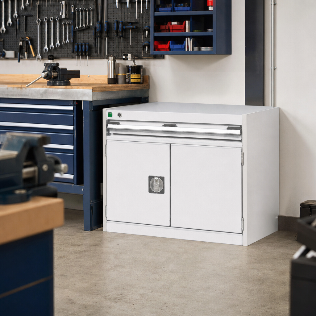 Metal Combination Tool Storage Cabinet 600x800x525mm