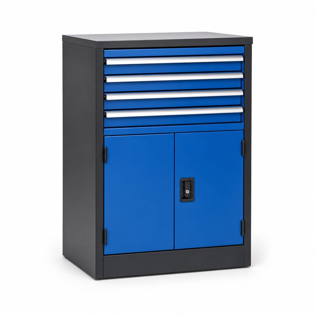 Metal Combination Tool Storage Cabinet 600x800x525mm