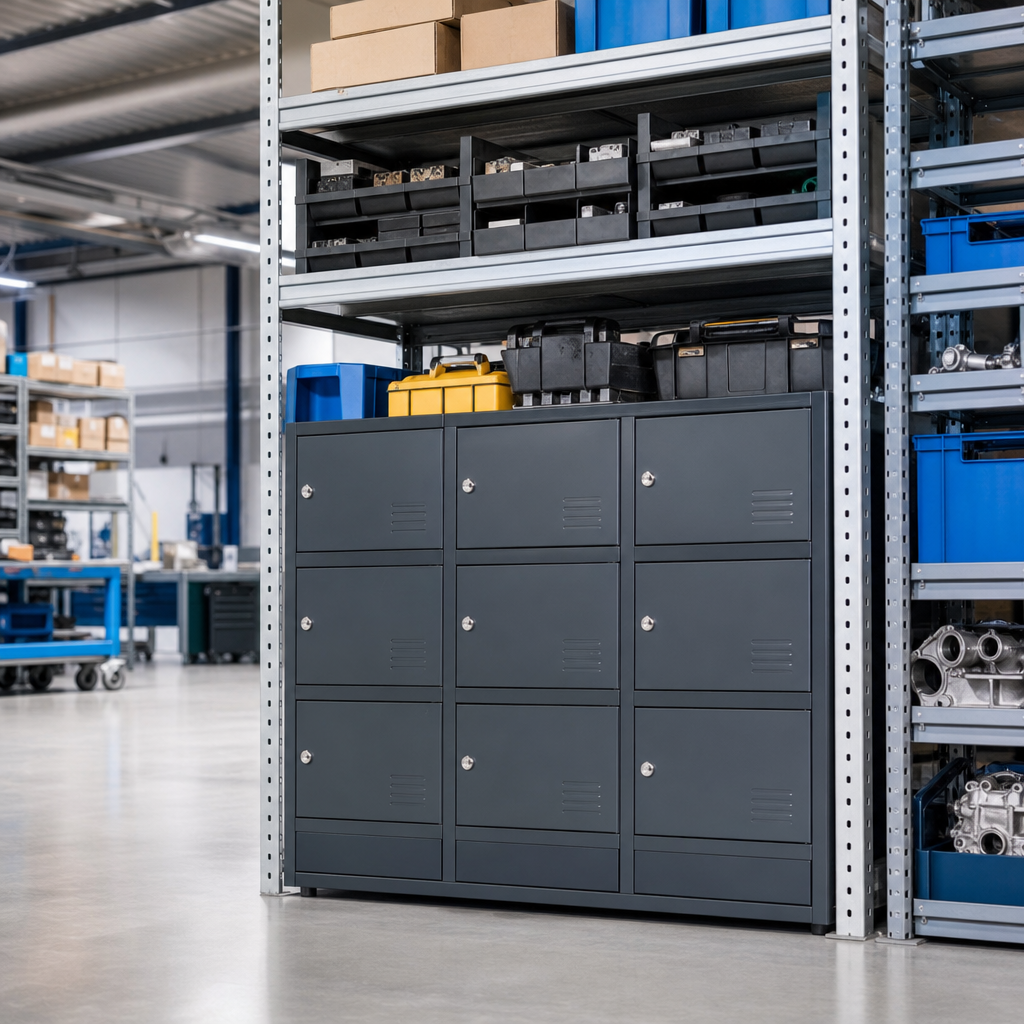 Metal Cube Storage Lockers with Cylinder Lock