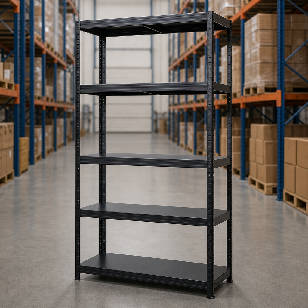 Metal Garage Shelving 1800h x 400d mm with Adjustable Shelves