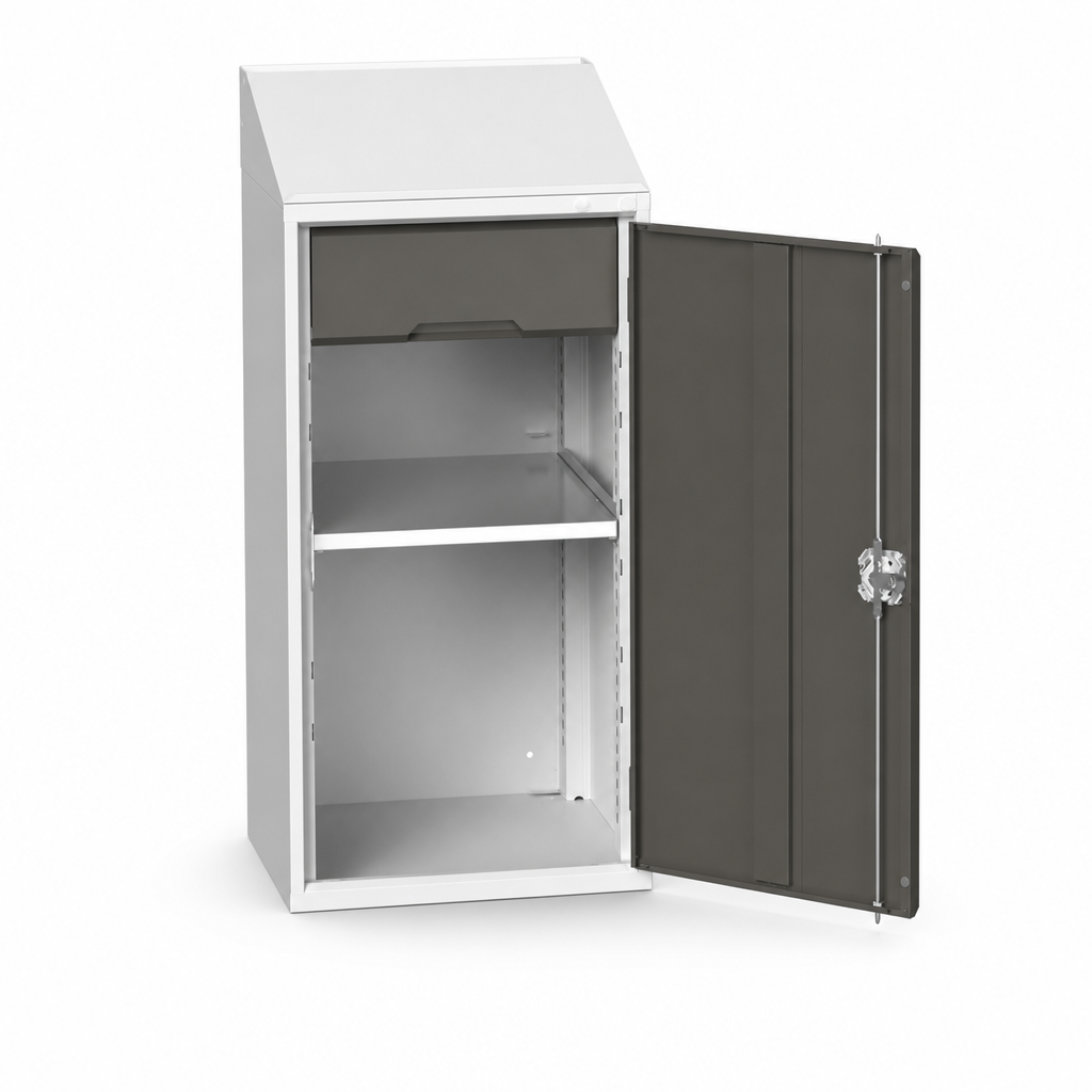 Metal Lectern Cabinet with Shelf and Drawer 1130 x 525mm