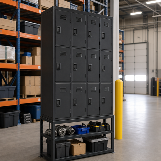 Metal Locker Stand for Industrial Lockers