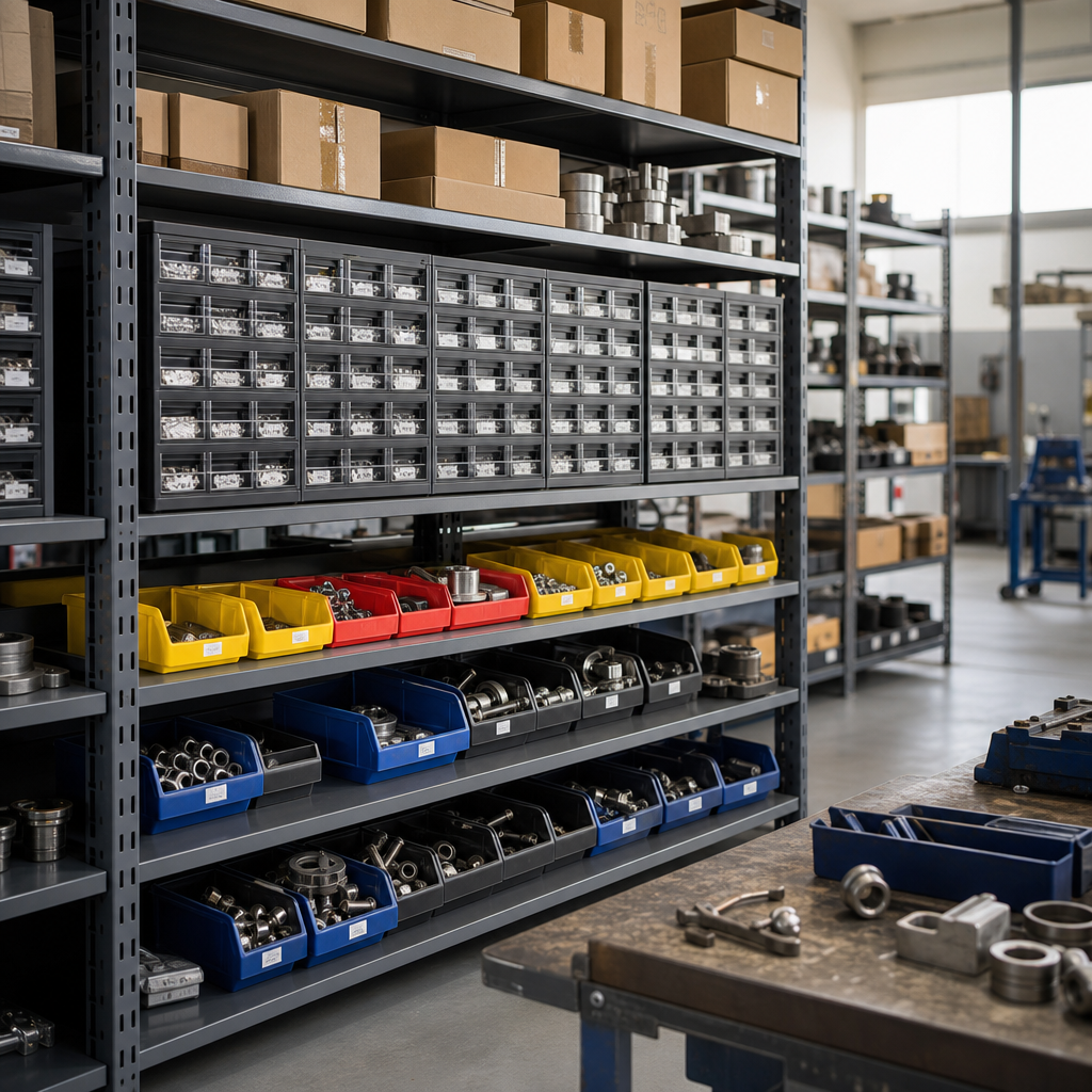 Metal Small Parts Drawer Cabinets with Assorted Bins