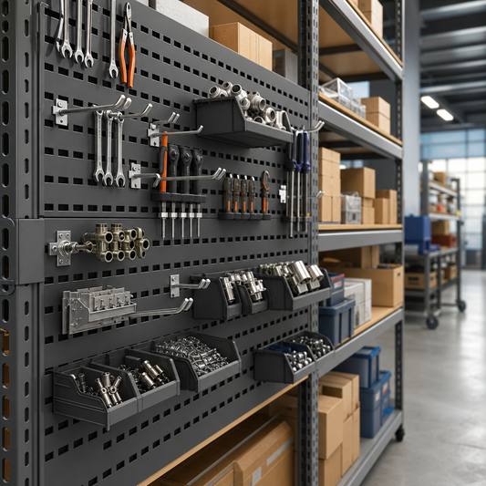 Metal Spigots for Louvre Panel Tool Storage