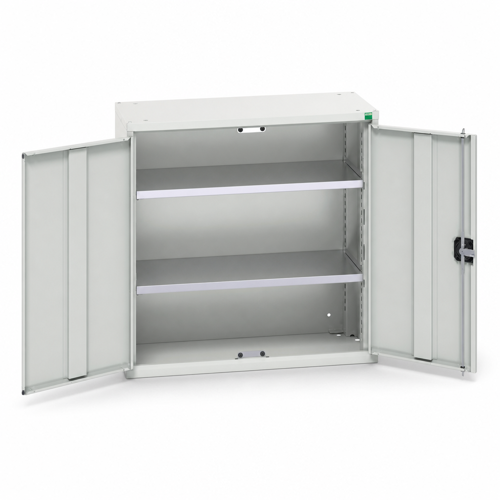 Metal Storage Cupboard with 2 Shelves 800mm Wide