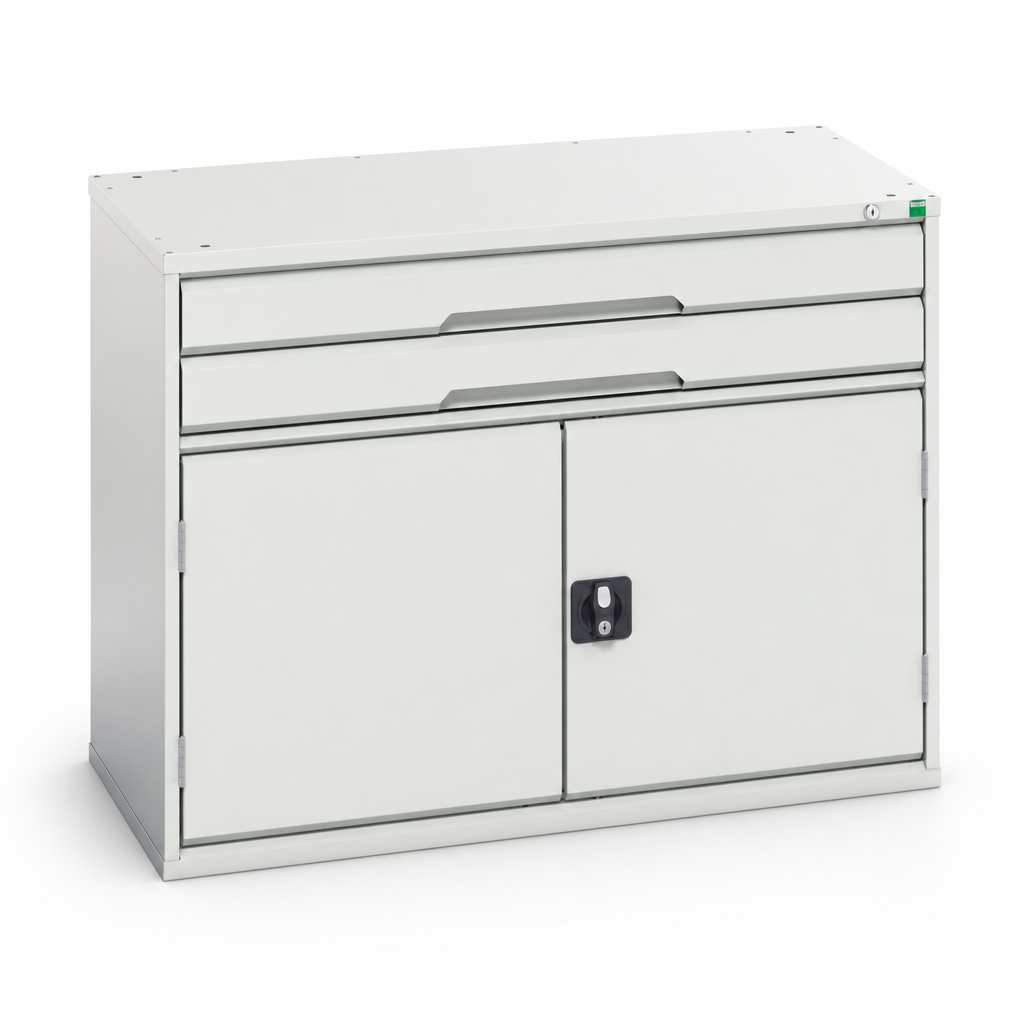 Metal Tool Cabinet with Shelf and Drawers 800x1050mm