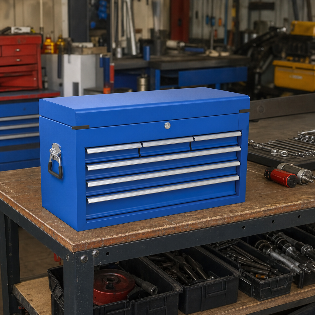 Metal Tool Chest with 6 Storage Drawers
