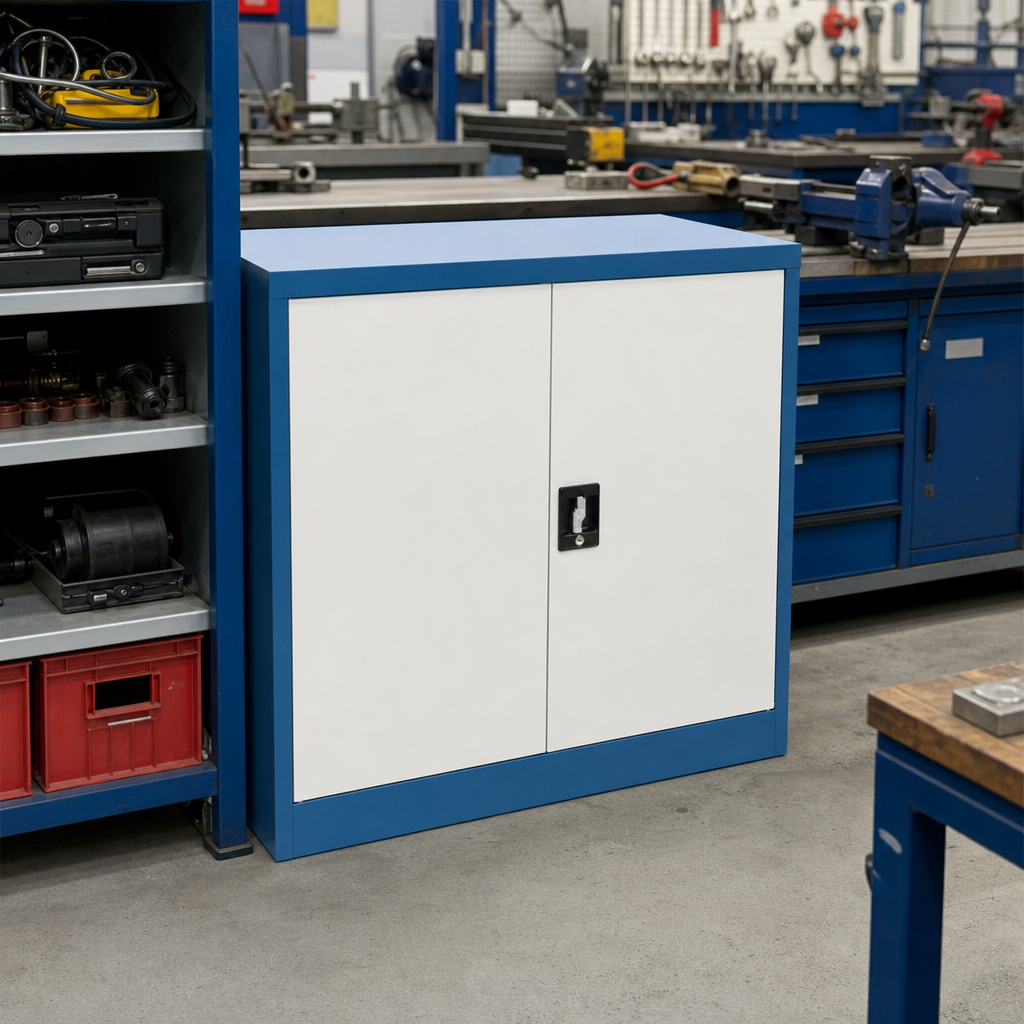 Metal Workshop Side Cupboard 900 x 900mm