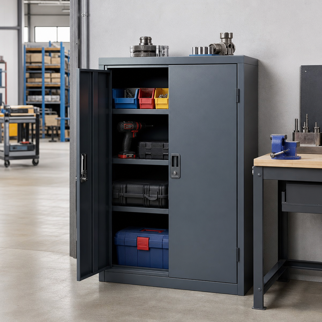 Metal Workshop Side Cupboard 900 x 900mm