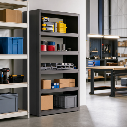 Mid-Height Office Bookcase with Colour Options
