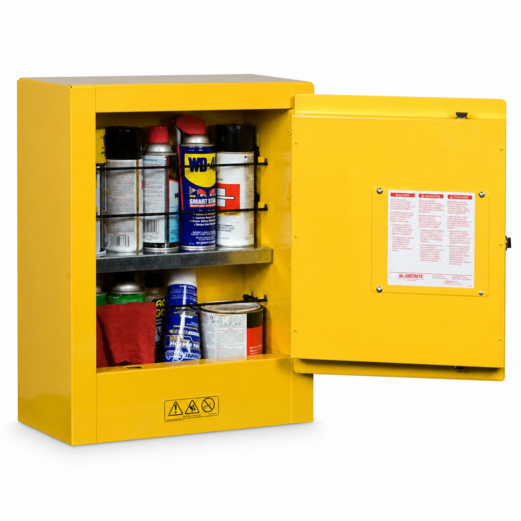 Mini Flammable Storage Cabinet with Single Shelf