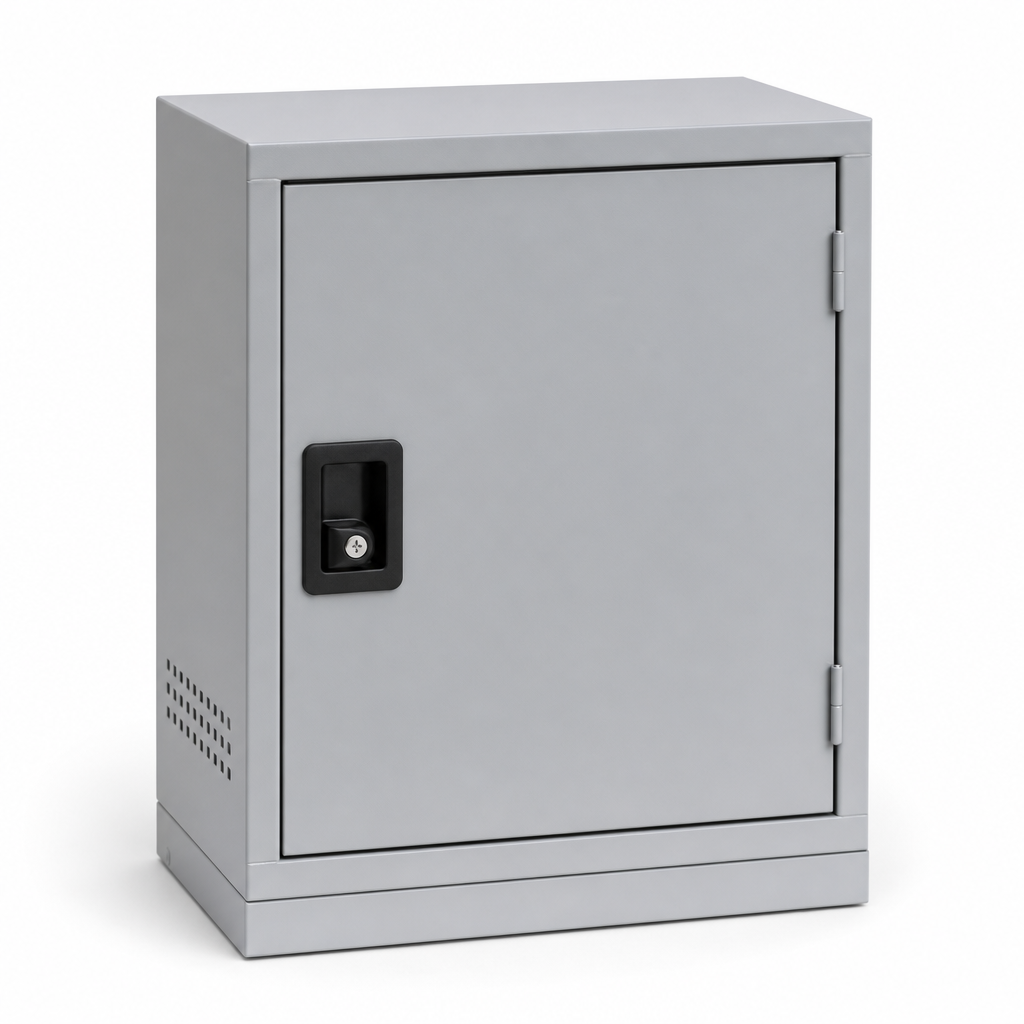 Mini Grey COSHH Hazardous Storage Cabinet 610 x 457mm