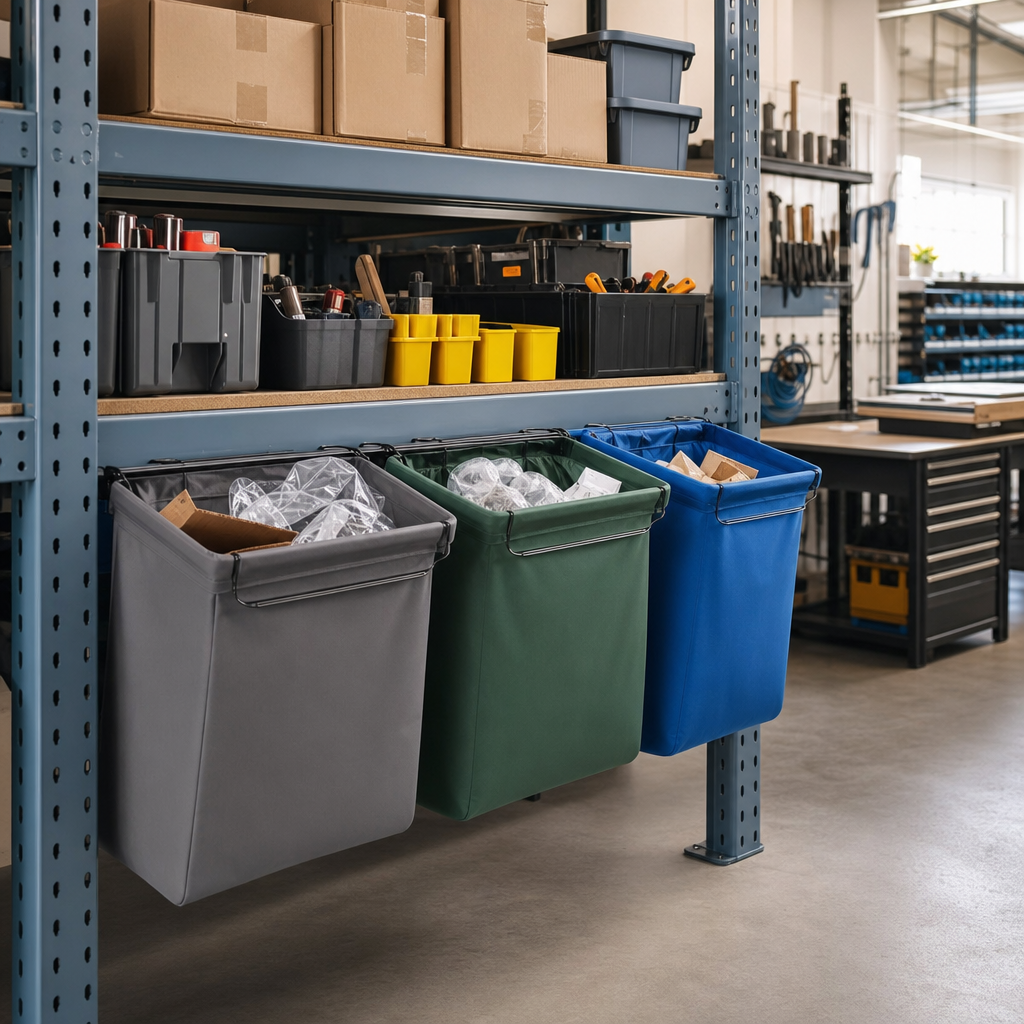 Mini Recycling Bags for Warehouse Racking and Industrial Waste